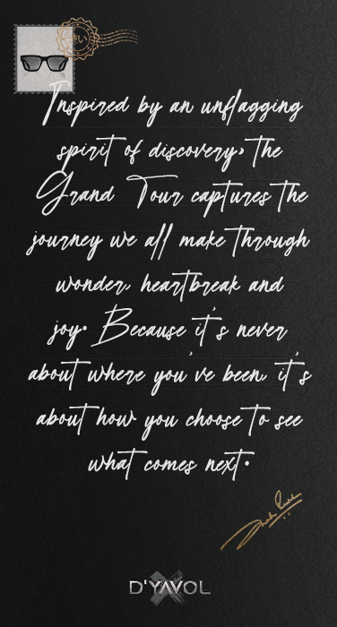 GRAND TOUR : Black + Gunmetal / Dark Blue