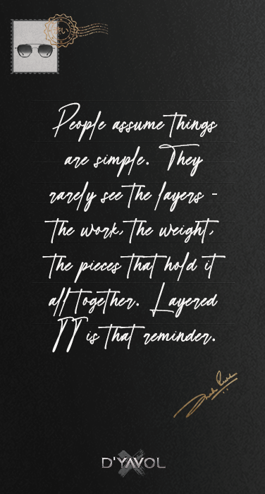 LAYERED II : Antique Gold + Chestnut / Warm Grey