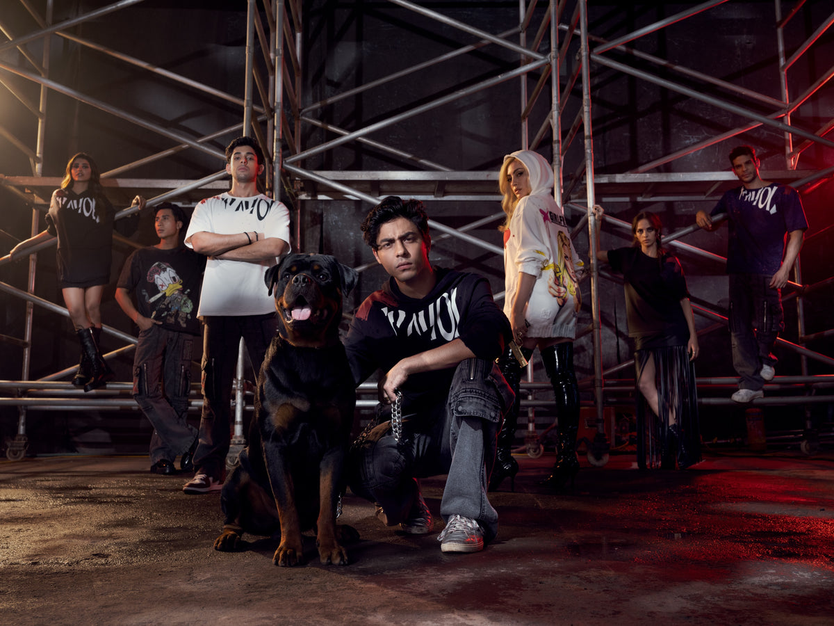 D’YAVOL community gathered on an industrial set
